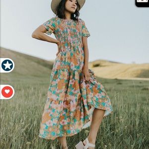 Size small retro boho dress